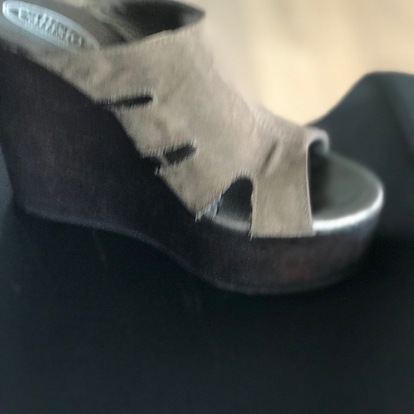 Callisto suede wedges size 38 - Picture 4 of 4